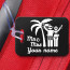 Mr & Mrs 10cm x 7cm rectangle Luggage Tags in black