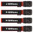 4 Pack of Personalised TSA Combination Luggage Straps