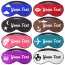Personalised Luxury Silk Eye Mask with Themed Design