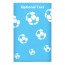 Regular (38cm x 25cm) (Football Icon) Sky Blue - Stretch Polyester (Personalised with Text)