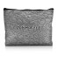 - Large - Crocodile Leather Design Grey Water Resistant Polyester Rip-Stop Fabric (Personalised with Text)