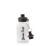 in White (400ml) with Screw Cap Black (Personalised with Text)
