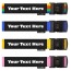 - Mixed Colour Pack (Striped, Royal, Yellow, Pink) (Personalised with Text)